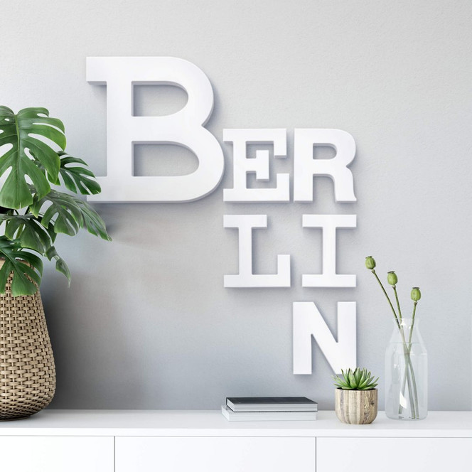 Dekobuchstaben 3D Berlin mixed