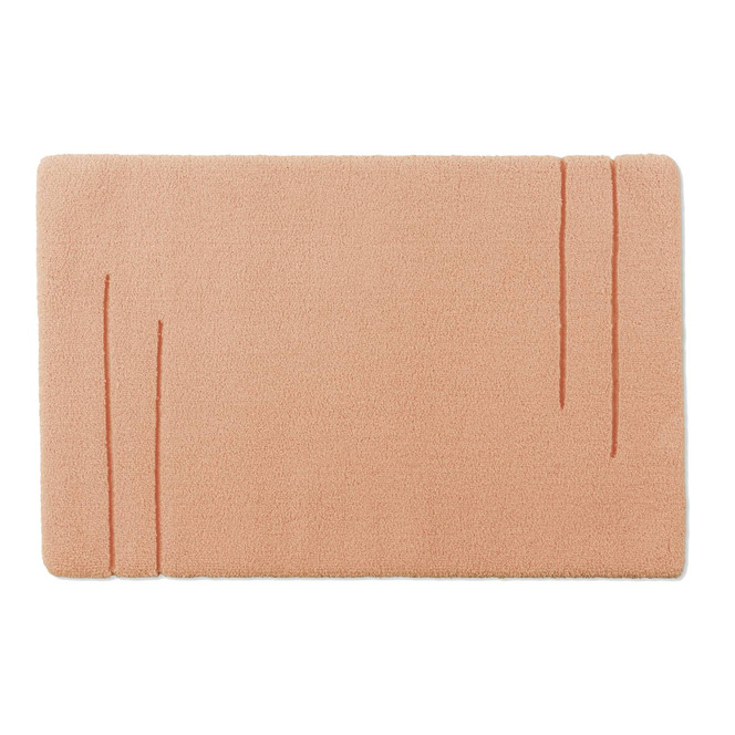 Effect Badteppich Wunschmass in Peach 405