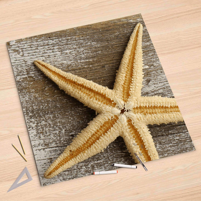 Folienbogen (90x90cm) - Starfish- Bild 1