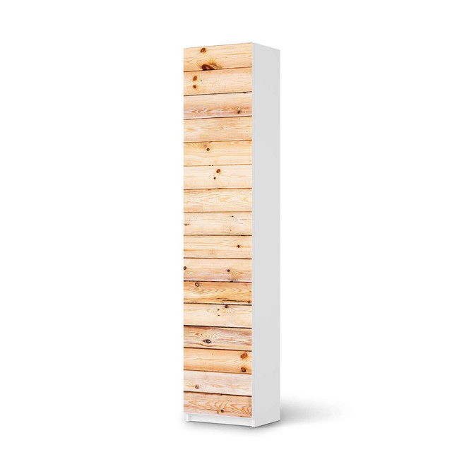 Klebefolie IKEA Pax Schrank 236cm Höhe - 1 Tür - Bright Planks- Bild 1