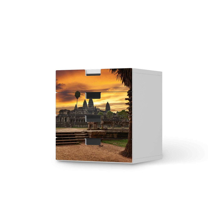 Klebefolie IKEA Stuva / Malad Kommode - 4 Schubladen - Angkor Wat- Bild 1