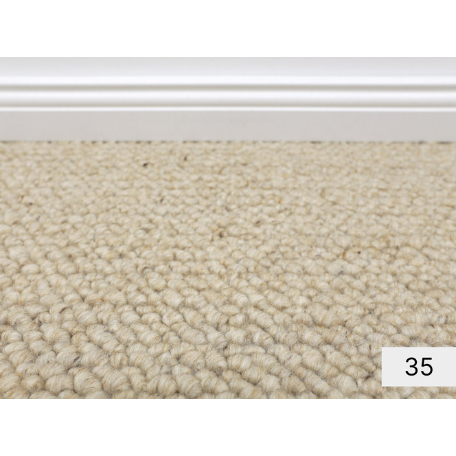 Malta Berber Teppichboden Meterware in Beige 35