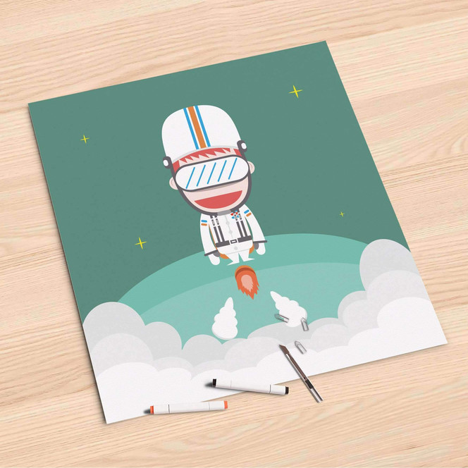 Folienbogen (60x60cm) - Rocket Boy- Bild 1