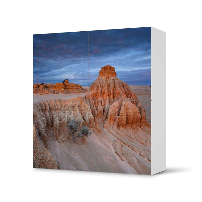 Klebefolie IKEA Besta Schrank 4 Türen - Outback Australia- Bild 1