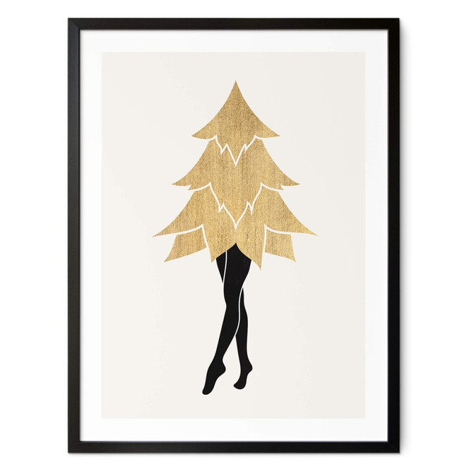 Poster Kubistika - Lady Gaga of Christmas