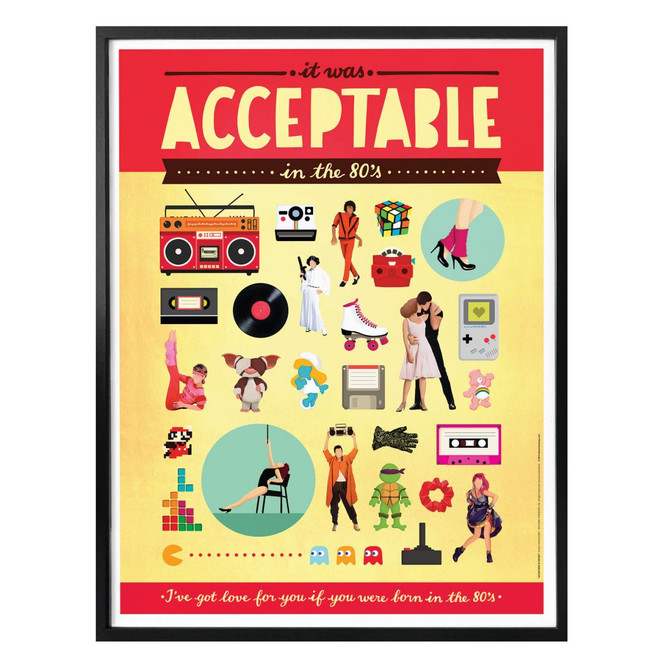 Poster Tohmé - The 80's