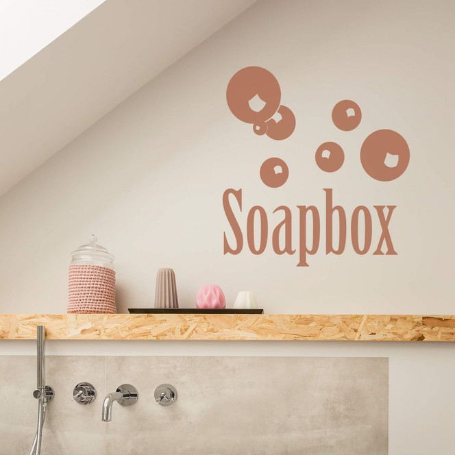 Wandtattoo Soapbox