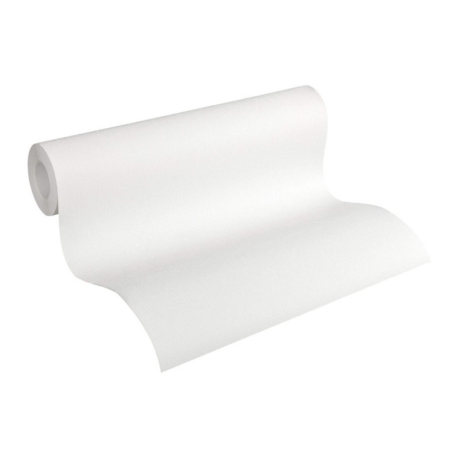 A.S. Création Vliestapete Meisterputz Strukturtapete weiss