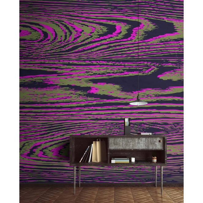Livingwalls Fototapete Walls by Patel 3 Kontiki 2 lila, pink, grün - Bild 1