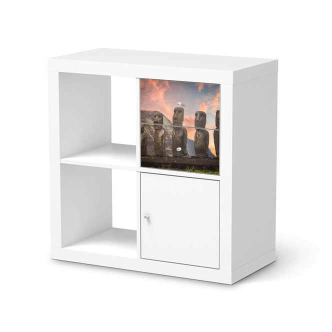 Möbelfolie IKEA IKEA Expedit Regal Schubladen - Easter Island- Bild 1