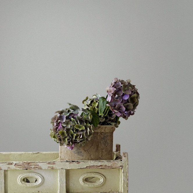 Vliestapete mit moderner Struktur grau Uni