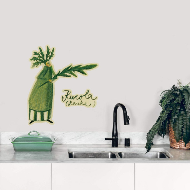 Wandtattoo Leffler - Kräuterfrau Rucola