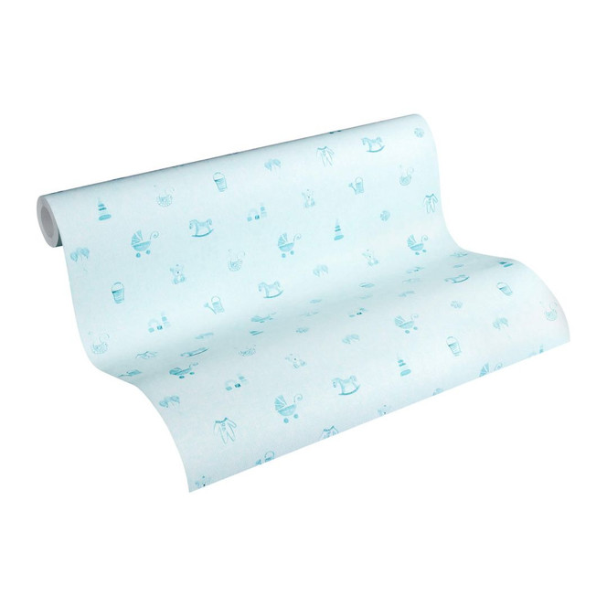 A.S. Création Vliestapete Little Stars blau