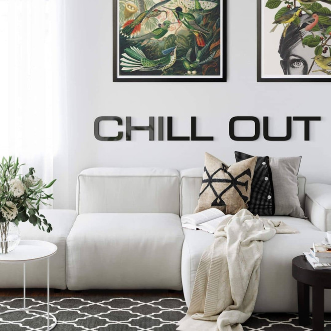 Acrylbuchstaben Chill Out