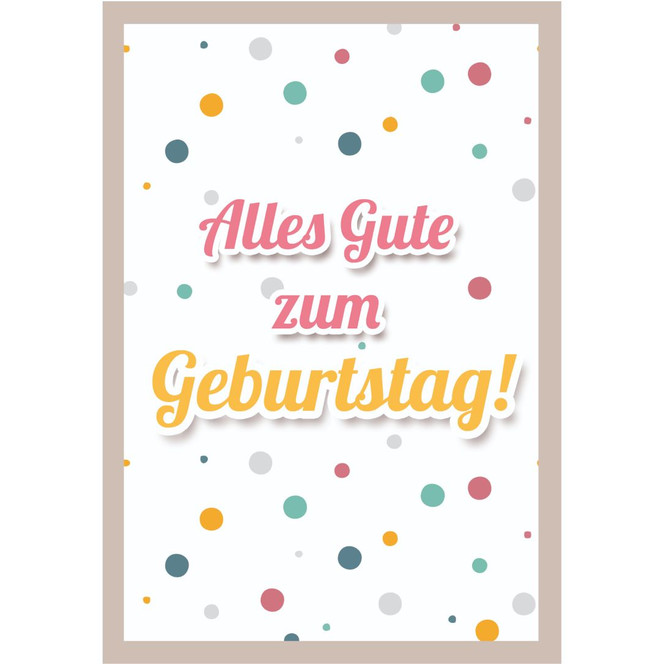 Gutschein Alles Gute zum Geburtstag