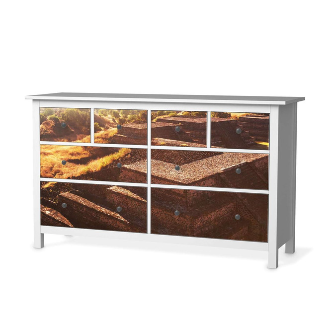 Möbelfolie IKEA Hemnes Kommode 8 Schubladen - Teotihuacan- Bild 1