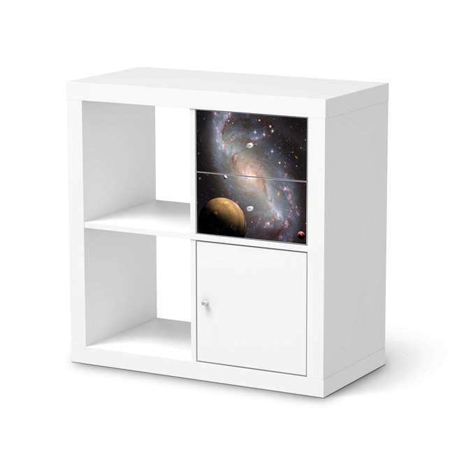 Möbelfolie IKEA Kallax Regal Schubladen - Milky Way- Bild 1
