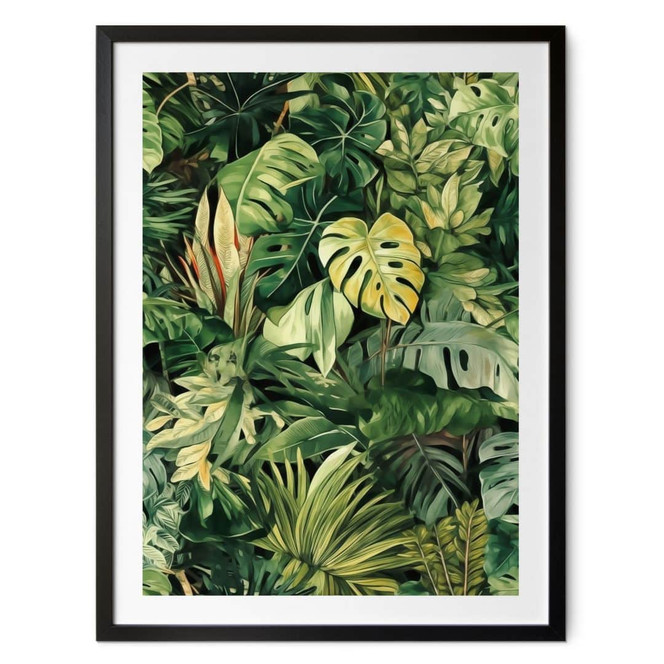 Poster Dschungelpflanzen - Jaszke