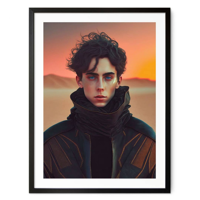 Poster Paul in der Wüste - Inspiriert von Dune - Treechild