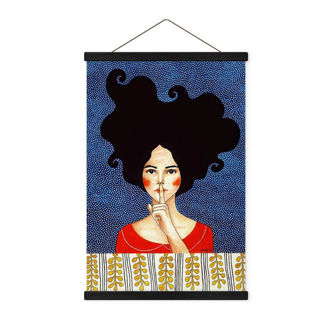 Stoffbild Stille - Hülya