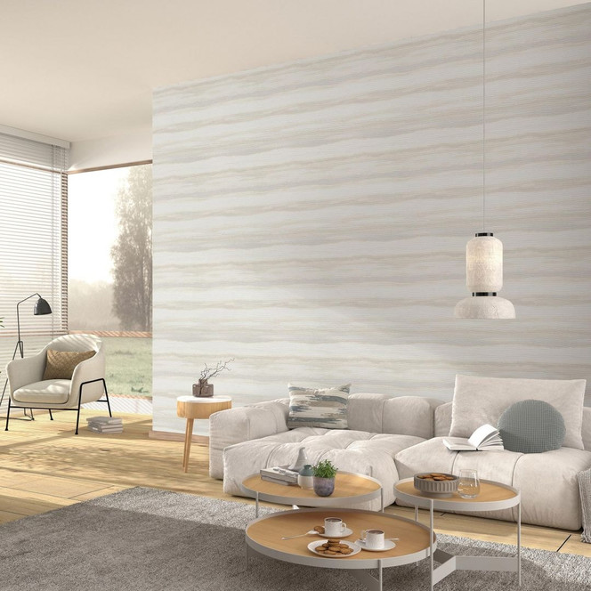 Vliestapete, Grafiktapete Aurora taupe