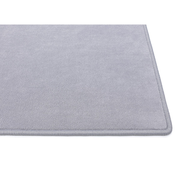 Bijou Uni Kurzflorteppich nach Mass in Grau