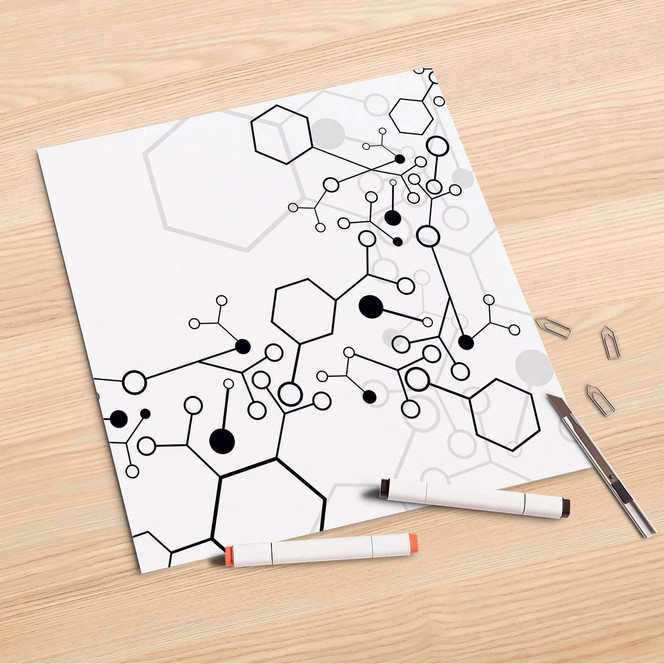 Folienbogen (30x30cm) - Atomic 1- Bild 1