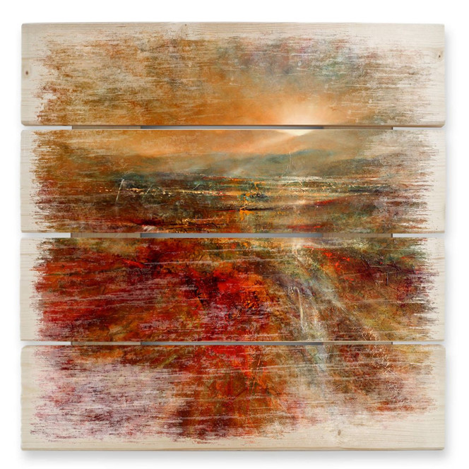Holzbild Schmucker - Sonnenaufgang - 40 x 41.5 cm