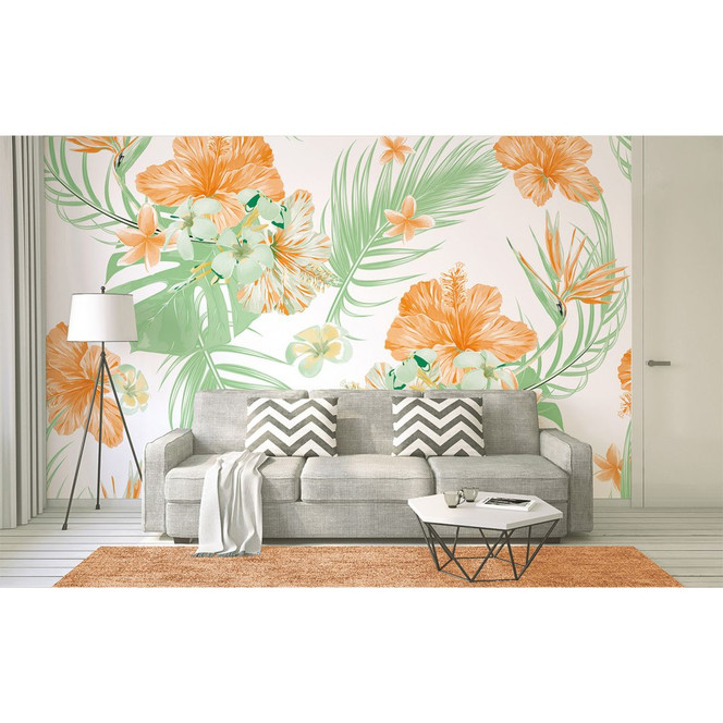 Livingwalls Fototapete Designwalls Tropical Art Blumen - Bild 1