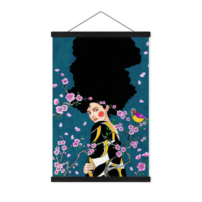 Stoffbild Kunstdruck - Sie und Ich - Hülya