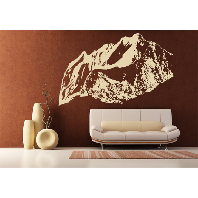 Wohnansicht - Wandtattoo Berg Tweralpspitz