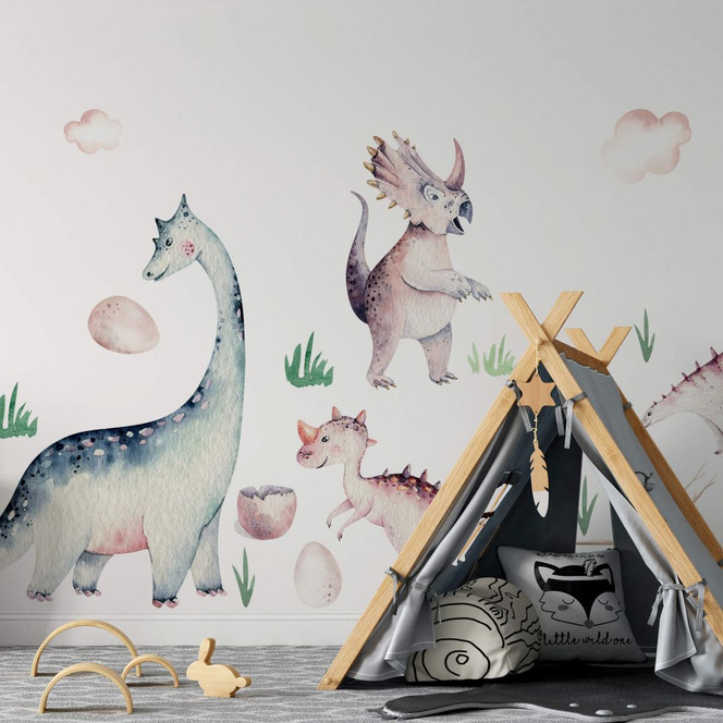 Wandtattoo Kvilis - Welt der Dinos (19-teilig)