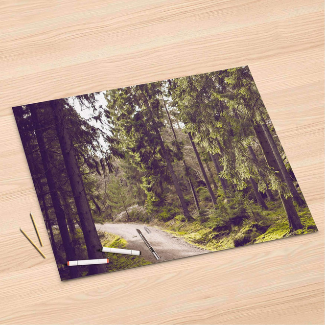 Folienbogen (120x80cm) - Forest Walk- Bild 1