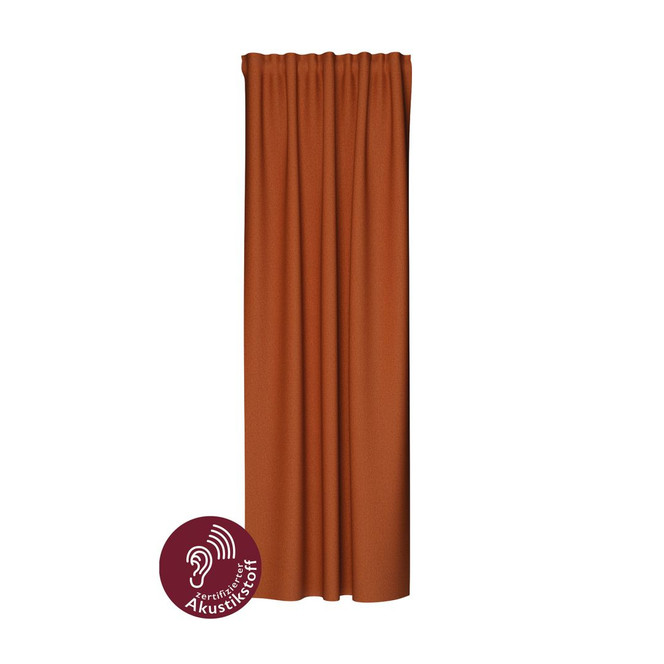 Homing Fertigschal mit verdeckten Schlaufen Allen ziegel - 2.45 x 1.4m - Bild 1