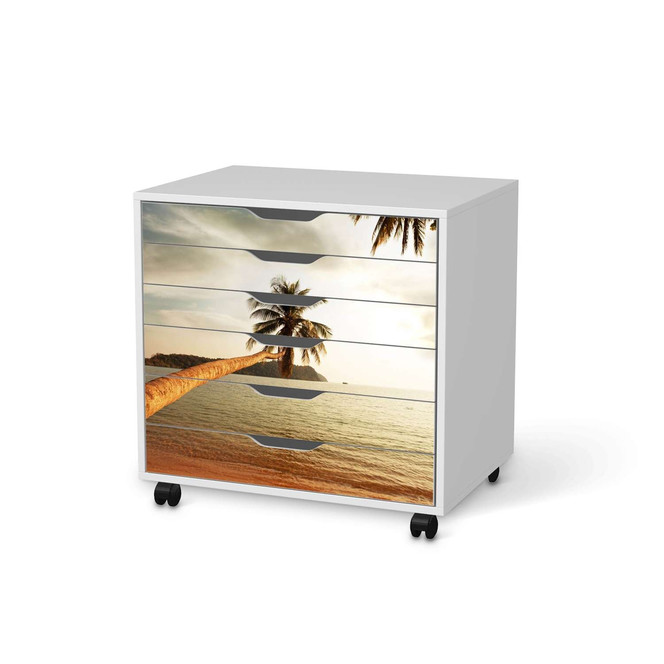Möbelfolie IKEA Alex Rollcontainer 6 Schubladen - Paradise- Bild 1