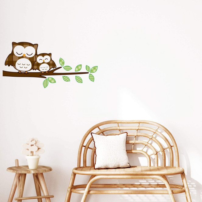 Wandsticker Schlummereulen - Bild 1