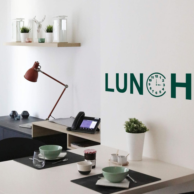 Wandtattoo Lunch