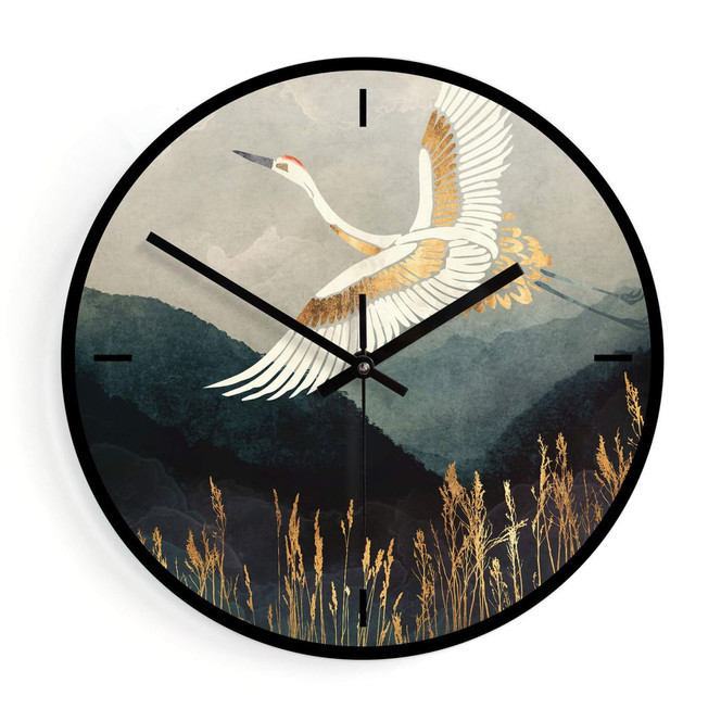 Wanduhr aus Glas - SpaceFrog Designs - Eleganz - Ø 30cm