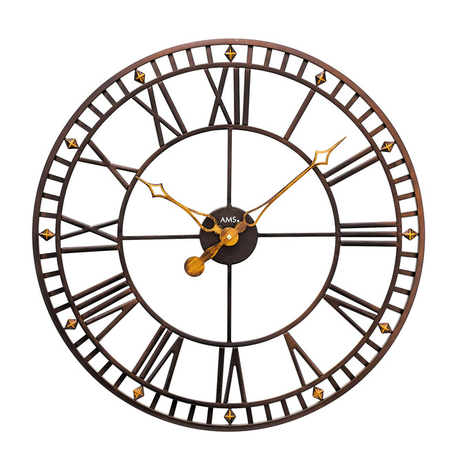 Wanduhr XXL Uhr mit Metallgehäuse