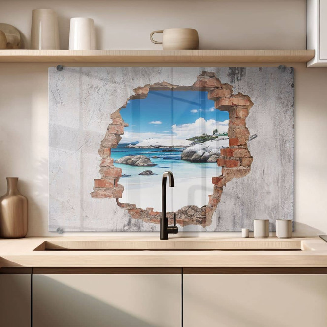 Spritzschutz 3D Optik - Western Cape