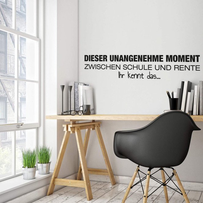 Wandtattoo Dieser unangenehme Moment 