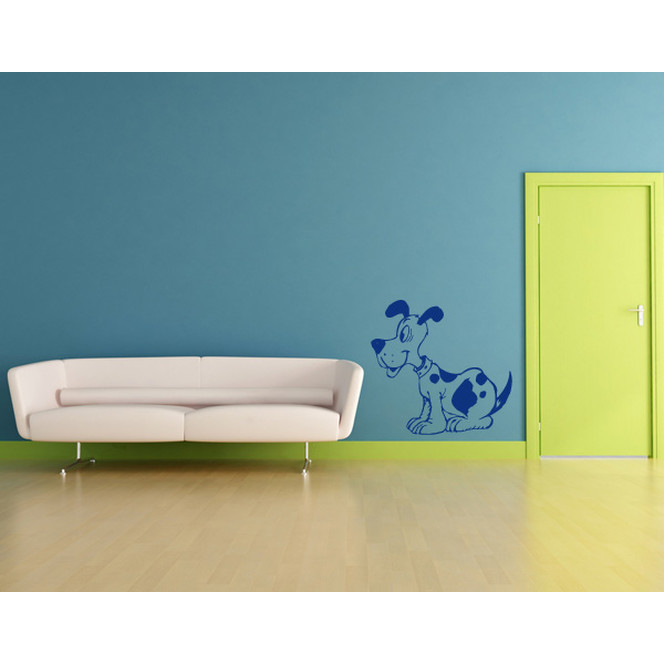 Wandtattoo Friendly Dog