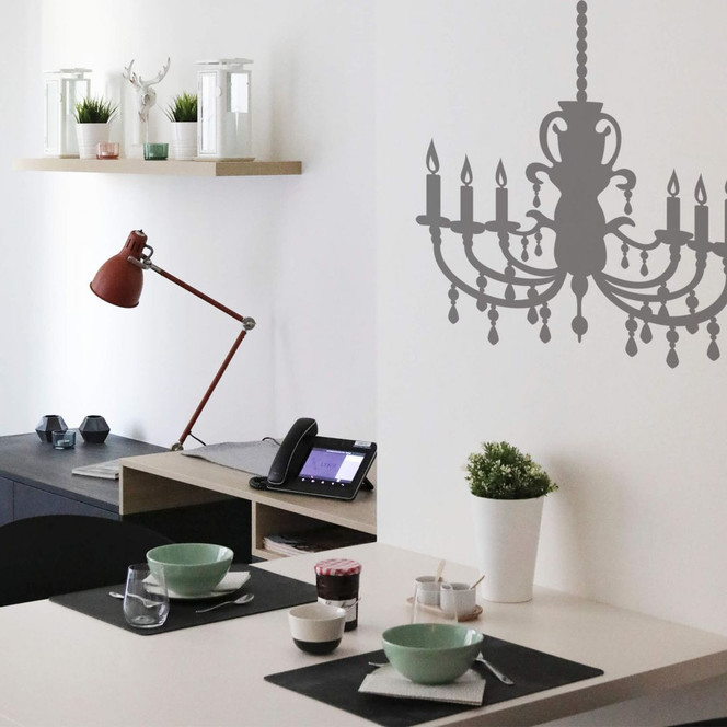 Wandtattoo Kronleuchter