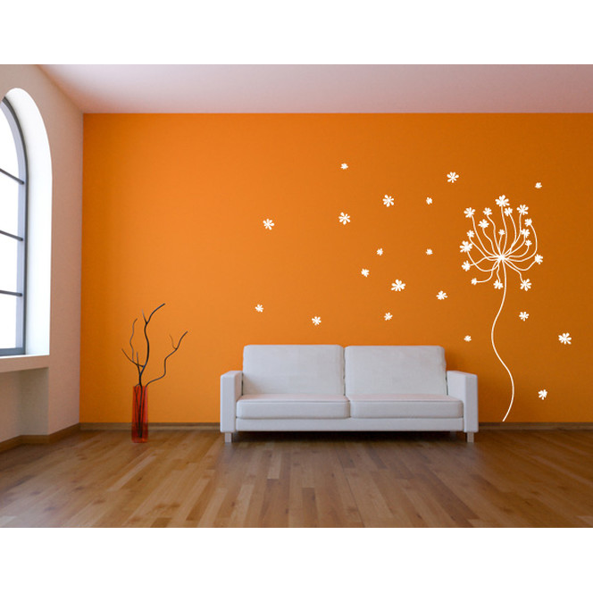 Wohnansicht - Wandtattoo lovely flower