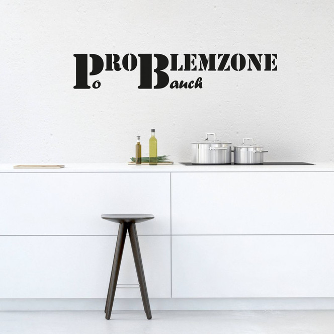 Wandtattoo Problemzone Po Bauch