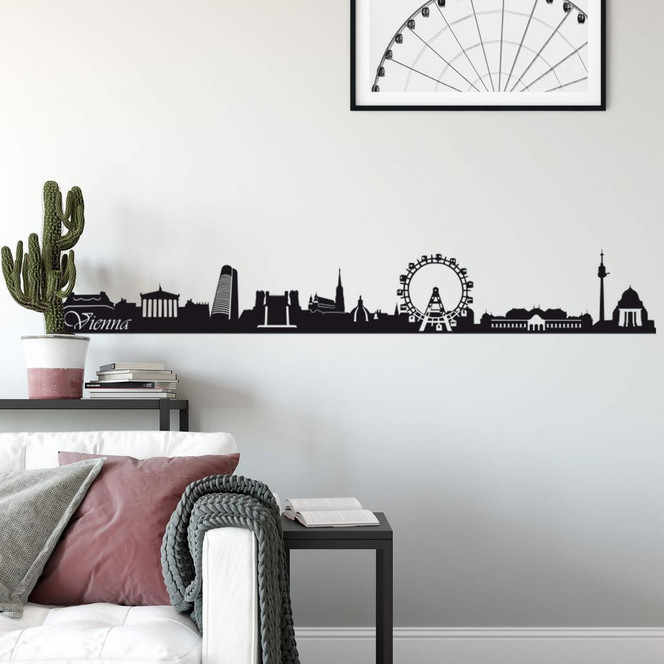 Wandtattoo Vienna Skyline