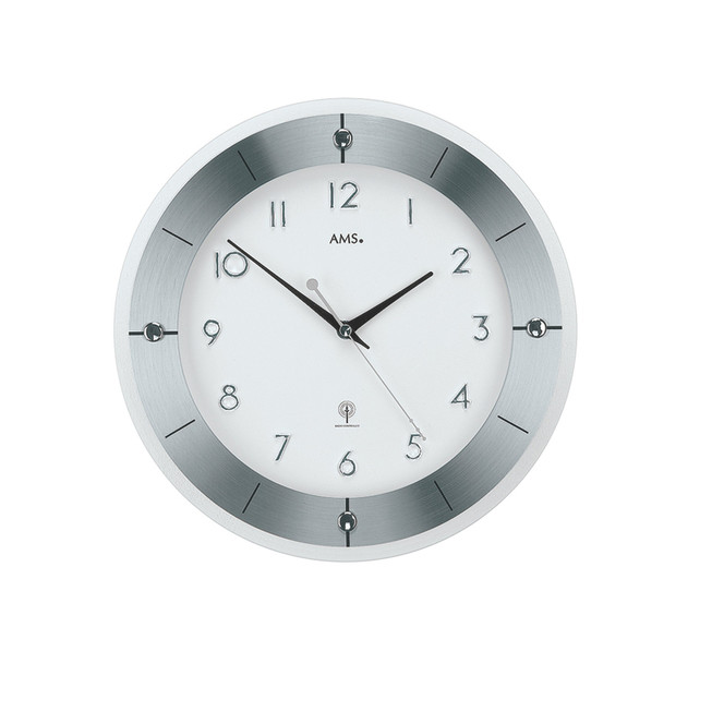 Wanduhr Facettiertes Mineralglas