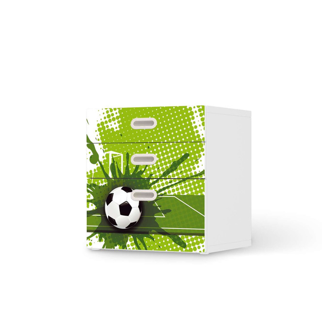 Folie IKEA Stuva / Fritids Kommode - 3 Schubladen - Goal- Bild 1