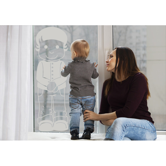 Glasdekor Wunschtext Kleiner Matz - Bild 1