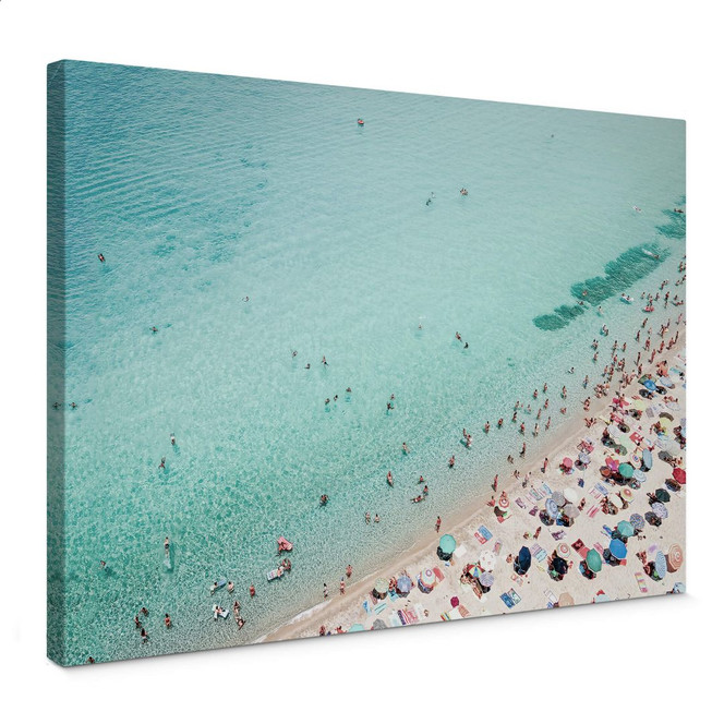 Leinwandbild Sisi & Seb - Treiben am Strand